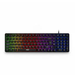 Teclado Gamer   GK116B16  USB  RGB  Negro  AOC